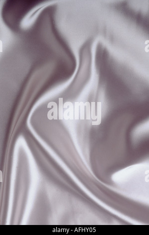 White Silk Rippling Background Stock Photo