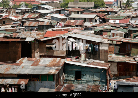 Squatter camp Manila Philippines Stock Photo