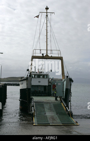 bow vehicle loading ramp of the Caledonian MacBrayne MV Raasay ferry ...