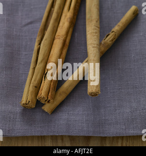 Cinnamon sticks Stock Photo