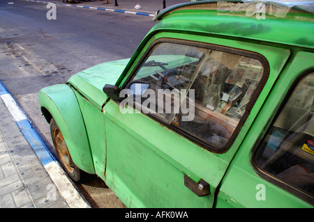 Old green car Stock Photo