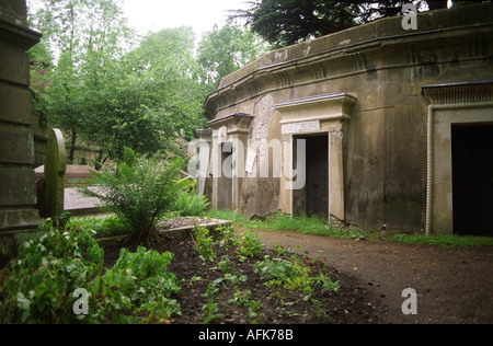 Highgate Cemetery in North London Stock Photo