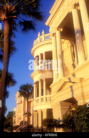 Upscale homes in Charleston South Carolina USA Stock Photo