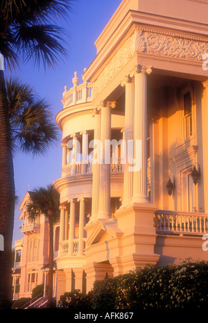 Upscale homes in Charleston South Carolina USA Stock Photo