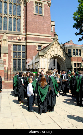 Student Graduation Day at the University of Leeds for two young female ...