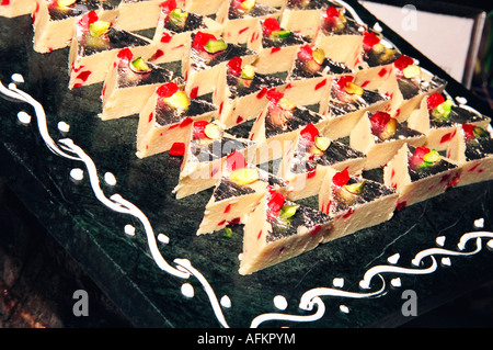 Indian Sweets also known as mithai Stock Photo