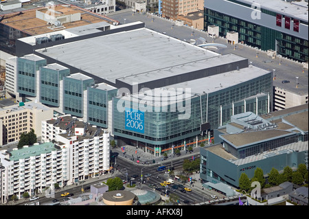 aerial photograph Moscone Convention Center west PCBC 2006 San Francisco Stock Photo