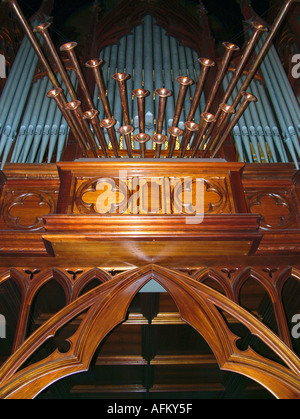 Cathedral organ St Patrick s Cathedral Melbourne Australia Stock Photo