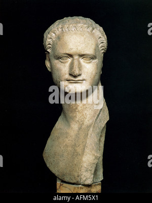 Domitian (Titus Flavius Domitianus), 24.10.51 - 18.9.96, Roman Emperor since 14.9.81, portrait, bust, Museo Capitolino, Rome, Stock Photo