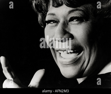 ELLA FITZGERALD  (1917-1996)  Promotional photo of US jazz singer about 1965 Stock Photo