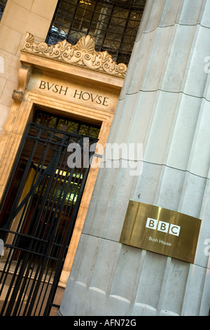 Bush House at the Aldwych in London. Home of the BBC British Broadcasting Corporation World Service Stock Photo