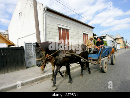 Roumanian village scene Stock Photo