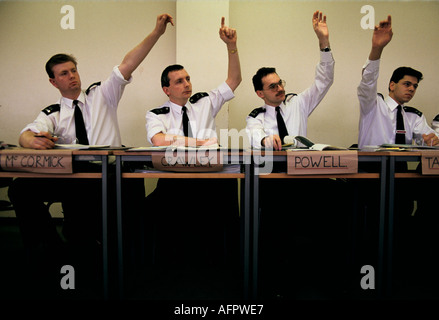 Police training school Hendon Police College the Peel Centre north London 1990s HOMER SYKES Stock Photo