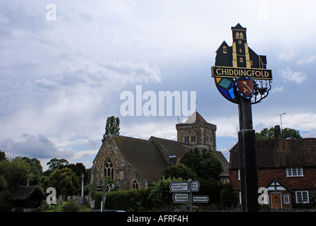 St Marys Church in Chiddingfold Surrey Stock Photo