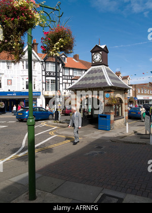 Shelter built in 1862 at the junction of Station Road and High Street Sheringham Norfolk UK Stock Photo