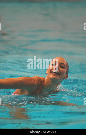 BRITISH SYNCHRONISED SWIMMING CHAMPIONSHIPS WALSALL Stock Photo