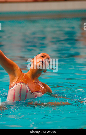 BRITISH SYNCHRONISED SWIMMING CHAMPIONSHIPS WALSALL Stock Photo