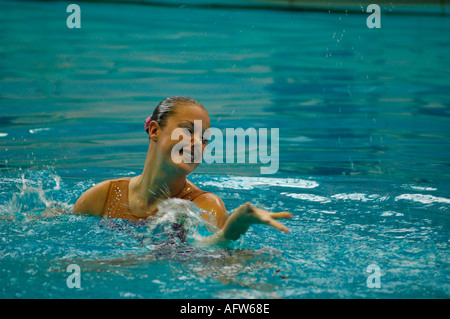 BRITISH SYNCHRONISED SWIMMING CHAMPIONSHIPS WALSALL Stock Photo