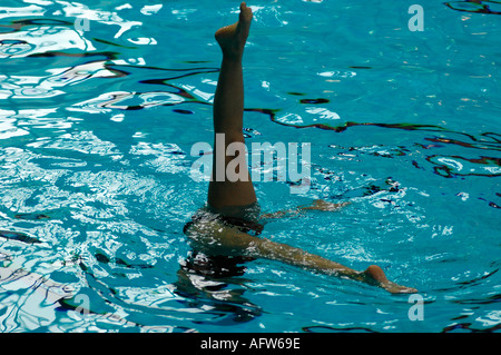 BRITISH SYNCHRONISED SWIMMING CHAMPIONSHIPS WALSALL Stock Photo