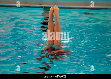 BRITISH SYNCHRONISED SWIMMING CHAMPIONSHIPS WALSALL Stock Photo