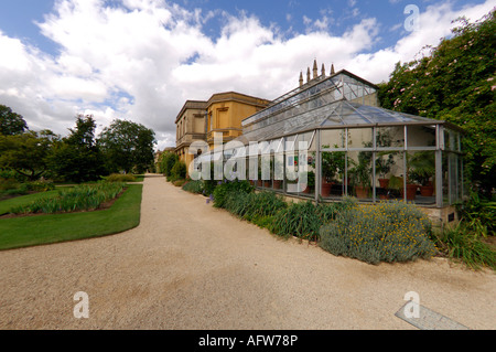 Glass House in Oxford University Botanic Gardens Stock Photo