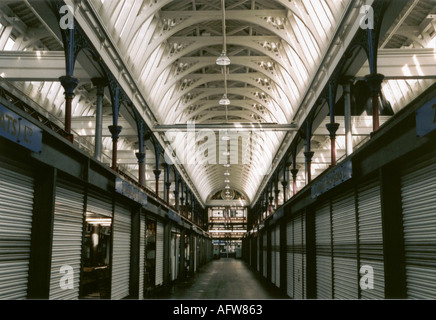 The hall inside Smithfield meat market London England UK Great Britain Europe Stock Photo