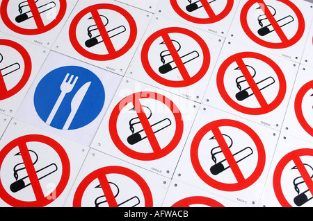 Generic No Smoking sign picture Stock Photo