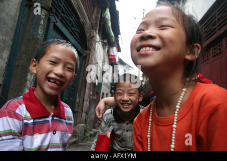 Children in Chongquing, China Stock Photo