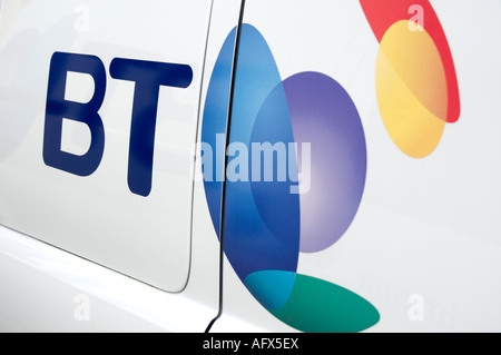 BT British Telecommunications Telecom logo corporate identity ident Stock Photo