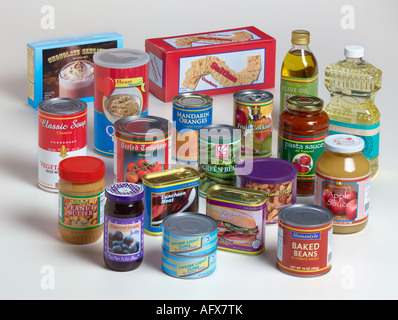 Non perishable food items Stock Photo - Alamy