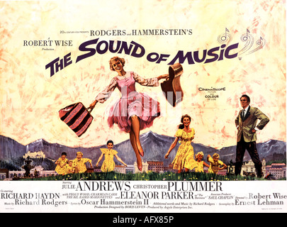 THE SOUND OF MUSIC poster for 1965 TCF film musical Stock Photo