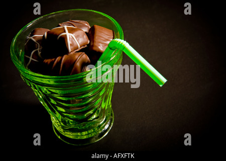 chocolate drink Stock Photo