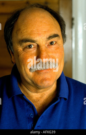 Jimmy Greaves portrait an England international footballer 1990s CIRCA 1995 UK HOMER SYKES Stock Photo