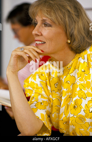 Esther Rantzen BBC TV presenter 1980s, Hearts of Gold TV programme HOMER SYKES Stock Photo