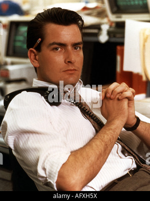 WALL STREET (1987) CHARLIE SHEEN, DARYL HANNAH WLS 032 Stock Photo - Alamy