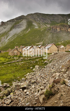 'Camp des Fourches' abandoned French military barracks Alpes Maritimes France Stock Photo