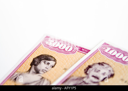 US savings bonds Stock Photo