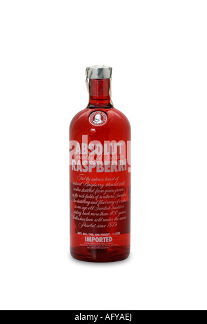 Vodka Absolut Raspberri Stock Photo