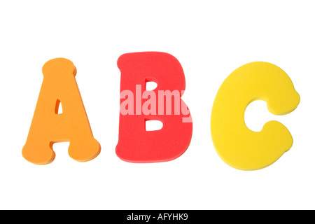 ABC letters Stock Photo