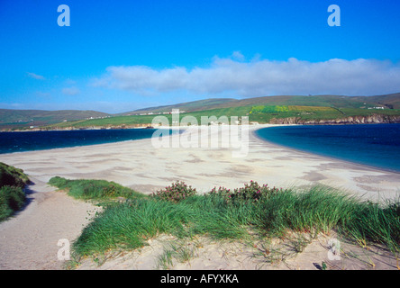 St Ninians Isle tombola shetland scotland uk gb Stock Photo