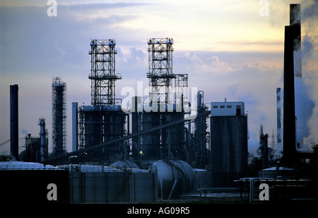 BP oil refinery, Gelsenkirchen, North Rhine-Westphalia, Germany. Stock Photo