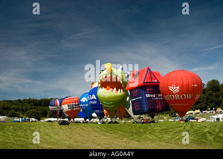 Bristol Balloon Fiesta Ashton Court Bristol 2007 Stock Photo