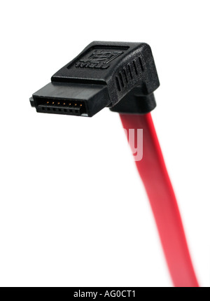 Right angled male SATA connector Stock Photo