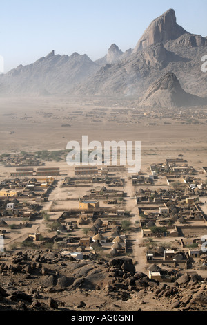 The town of Kassala at the foot of the Taka Mountains, Sudan, Africa Stock Photo