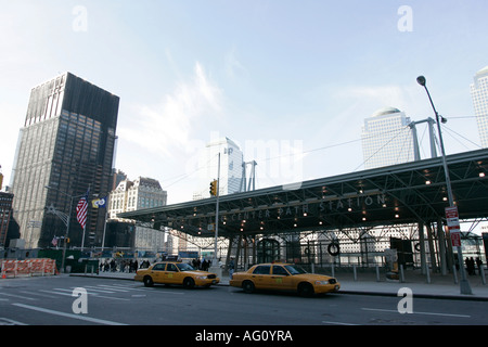 New York, Temporary PATH World Trade Centre station replacing the one ...