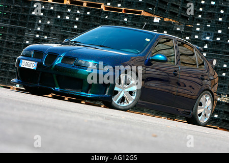 Seat Leon Tuned Stock Photo