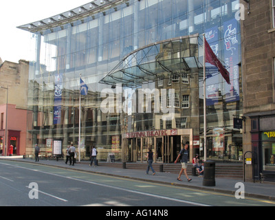 Scotland Edinburgh Festival Theatre The modern glass facade of the ...