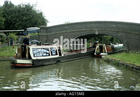 Grand Union Canal at Gayton Junction, Northamptonshire, England, UK ...