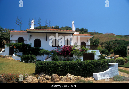 Villas at Platges de Fornells Menorca Stock Photo