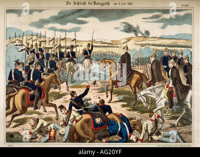 events, Austro-Prussian War 1866, Battle of Skalitz, 28.6.1866 Stock Photo - Alamy